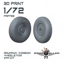 1/72 Gruman Widgeon wheels, 2 pcs. for KPM
