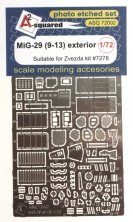 1/72 Mikoyan MiG-29 Exterior Photo etched set