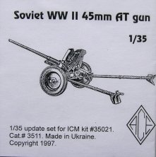 1/35 Update set for Soviet 45mm AT Gun (ICM 35021)