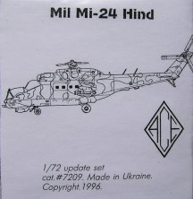 1/72 Update set for Mil Mi-24 (HAS/ESCI/ITAL)