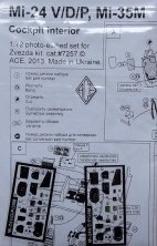 1/72 Mi-24 V/D/P, Mi-35M  interior PE set (ZVE)