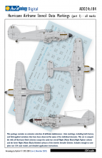1/24 Hawker Hurricane airframe stencil/data marking part 1