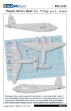 1/24 De Hailand Mosquito airframe stencil/data marking part 1