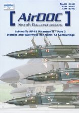 1/72 stencils for RF-4E Phantom in Norm 72 camouflage