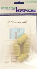 1/32 US 55 gallon barrels