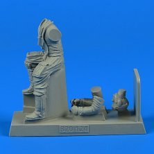 1/32 Luftwaffe Pilot WWII with life jacket Bf 109