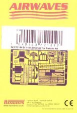 1/72 Messerschmitt Bf-110G Interior