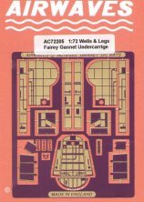1/72 Fairey Gannet undercarriage wheel wells and main doors