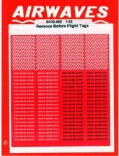 1/48 80 Remove Before Flight Flags Raf and USAF