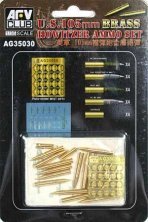 1/35 U.S. 105mm Howitzer Brass Ammo Set