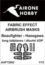 1/72 Bristol Beaufighter, long-span tailplane fabric effect