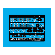 1/48 Messerschmitt Me-262 latches and hatches
