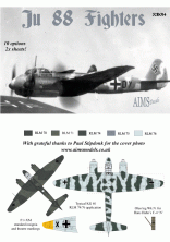 1/32 Ju 88 Fighters Junkers Ju-88G-1/Ju-88G-6/Ju-88C-4/Ju-88C-6/