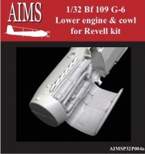1/32 Messerschmitt Bf-109G-6 lower engine plug and cowl