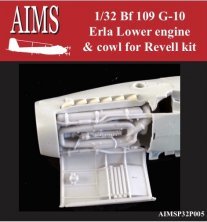 1/32 Messerschmitt Bf-109G-10 lower engine plug and cowl