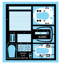 1/32 Junkers Ju-88A-1 tail wheel bay