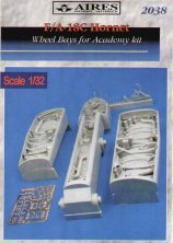Aires Upgrade set: F/A-18C/D Hornet wheel bay