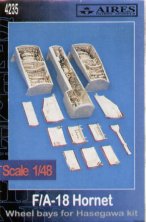Aires Upgrade set: F/A-18 Hornet wheel bay