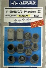 1/48 F-4B/N/C/D Phantom II exhaust nozzles