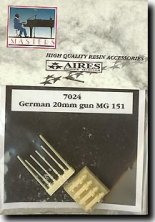 Aires Upgrade set: German 20mm guns MG 151