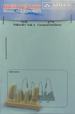 1/72 Yak-3 control surfaces