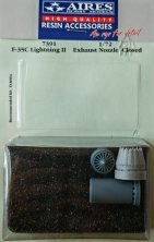 1/72 F-35C Lightning II exhaust nozzle closed for Tamiya