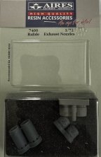 Aires Tuy�res d'�chappement Rafale 1/72 pour Hobby Boss