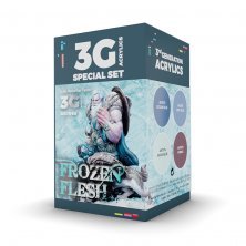 Wargame color set. Frozen flesh.