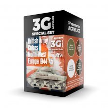 BRITISH ARMY COLORS NORTH-WEST EUROPE 1944-45