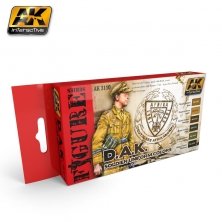 D. A. K. Soldier uniform colors paint set