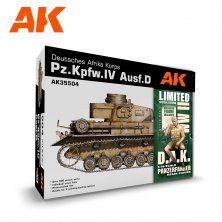 Pz. Kpfw. Iv ausf. D afrika korps + dak panzerfahrer 1/35 scale