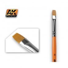 Flat Brushes 8 Synthetic