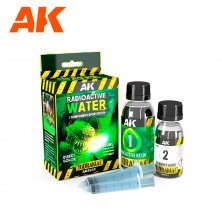 Resin radioactive water 2 components epoxy resin 180ml