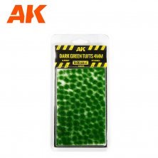Dark green tufts 4mm
