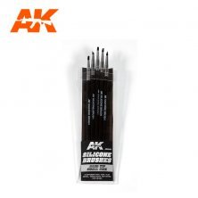 5x Silicone brushes  hard tip  small