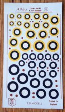 Almark Coccarde RAF Tipo A e A1 1/72 Caccia