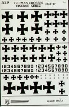 1/72 German WWI Crosses/Eiserne Kreuz 1916-17