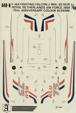 1/48 General-Dynamics F-16A Fighting Falcon 1 Royal Netherlands