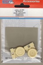 1/32 Messerschmitt Bf 109K-4 wheels and paint mask