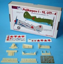 1/48 Polikarpov I-16 UTI-4 Interior set (Russia)