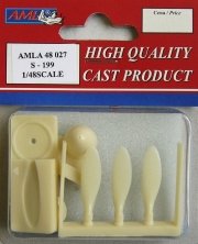 1/48 Avia S-199 propeller with tool (resin set)