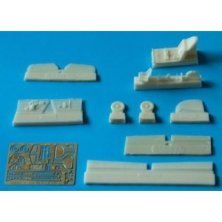1/72 Messerschmitt Bf-109B Interior PUR set + Pe set cockpit set