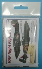 1/72 RAF Night Fighters  6 stub exh.versions Pt.2