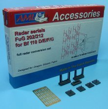 1/72 Bf-110 full Radar aerials conversion FUG 202/212