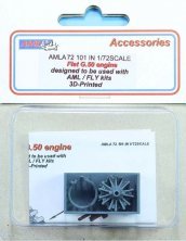 Motore Fiat G.50 1/72 FLY/AML Set dettaglio
