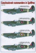 1/32 Decals Czechoslovak commanders in Spitfires