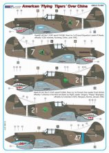 1/72 Decals Curtiss Hawk 81-A2 (China AF, 6x camo)