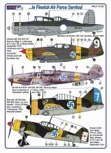 1/72 Finnish Air Force RO-143, MS.406C1, BF-109G-6, Fokker D.XXI