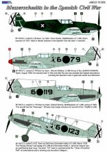 1/72 Messerschmitts in the Spanish Civil War