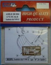 1/48 Seatbelts Raf WWII type M for Supermarine Spitfire